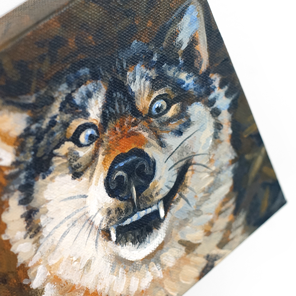 What Big Teeth You Have Painting