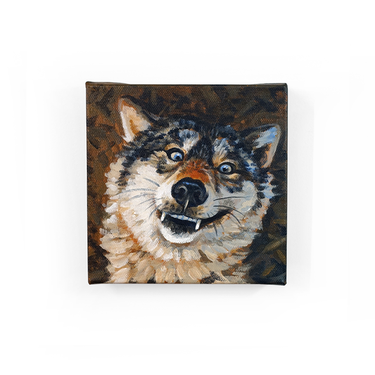What Big Teeth You Have Painting