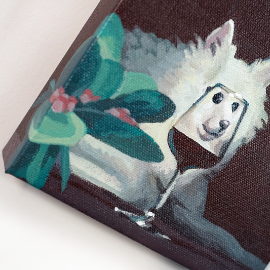 Wine-o-clock Pom Painting