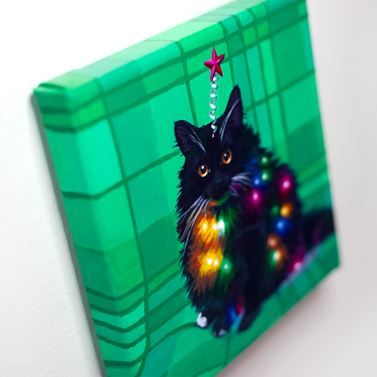Tree Kitty Painting