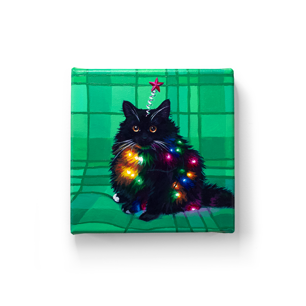 Tree Kitty Painting