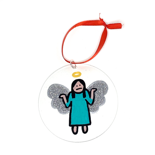 Meh Angel Ornament