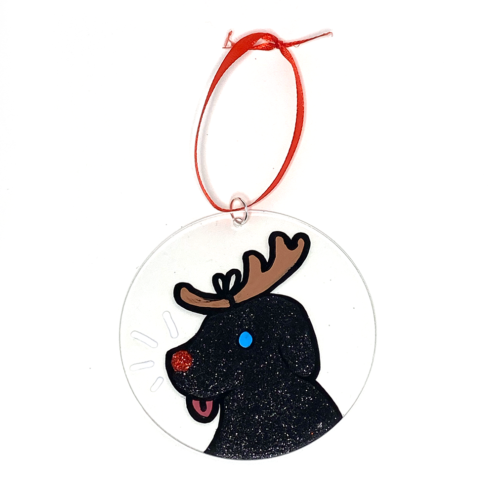 Black Doggo Ornament