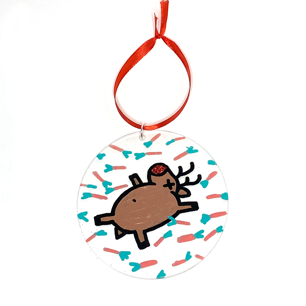 Ded Reindeer Ornament