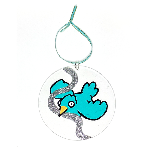 Blue Borb Ornament