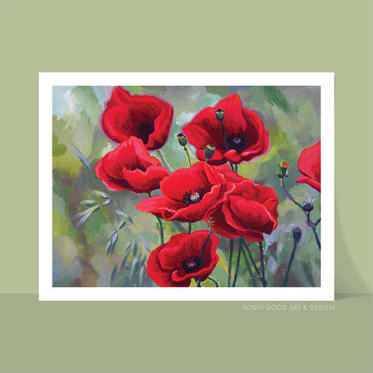 Poppies Art Print