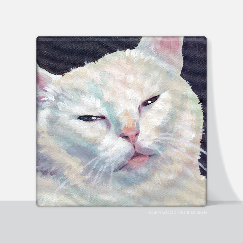 Enya Cat Canvas Print