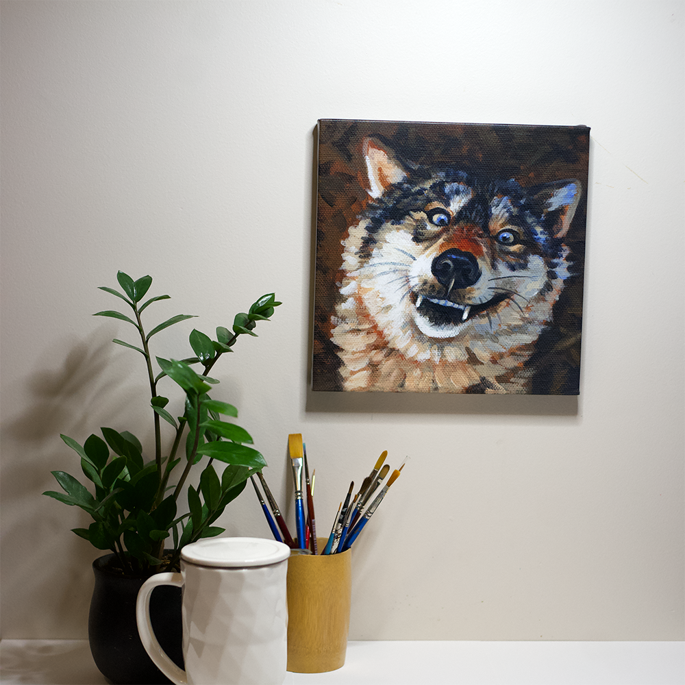 What Big Teeth You Have Canvas Print
