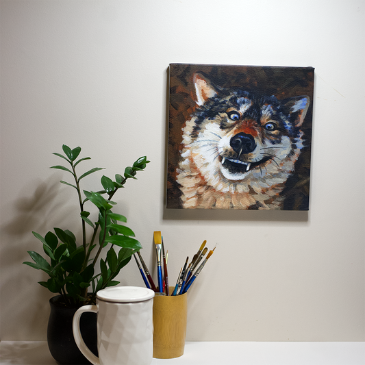 What Big Teeth You Have Canvas Print