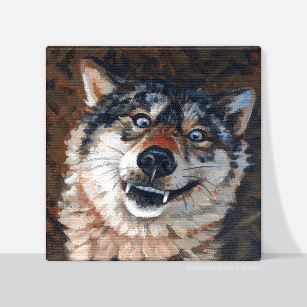 What Big Teeth You Have Canvas Print