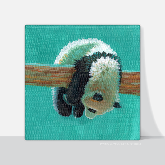 I'm Okay Panda Canvas Print