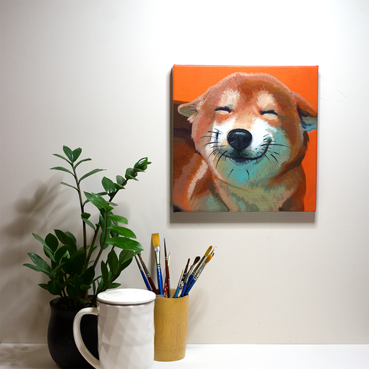Smilie Sheeb Canvas Print