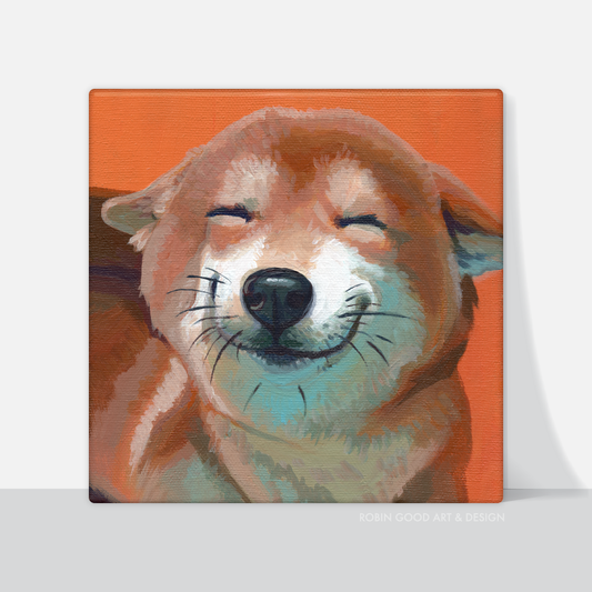 Smilie Sheeb Canvas Print