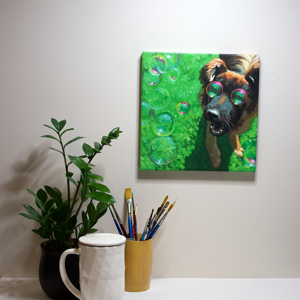 Bubble Vision Canvas Print