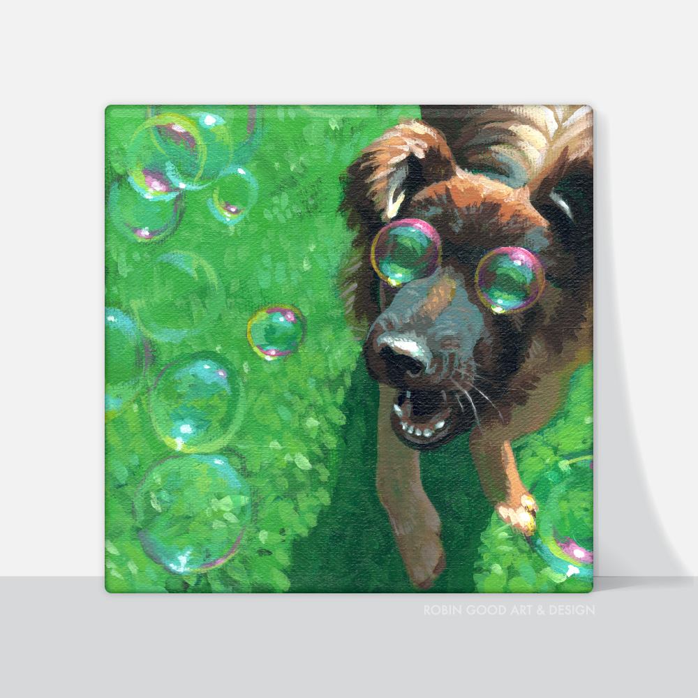 Bubble Vision Canvas Print
