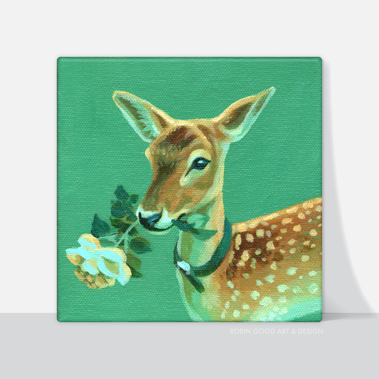 Oh Deer-est Canvas Print