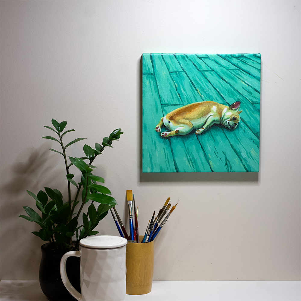 Just Tired Canvas Print