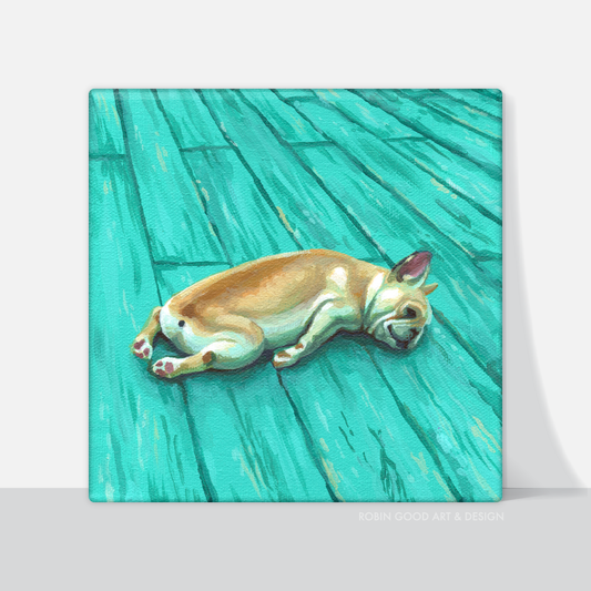 Just Tired Canvas Print