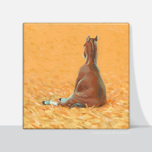 Horsin' Around Canvas Print