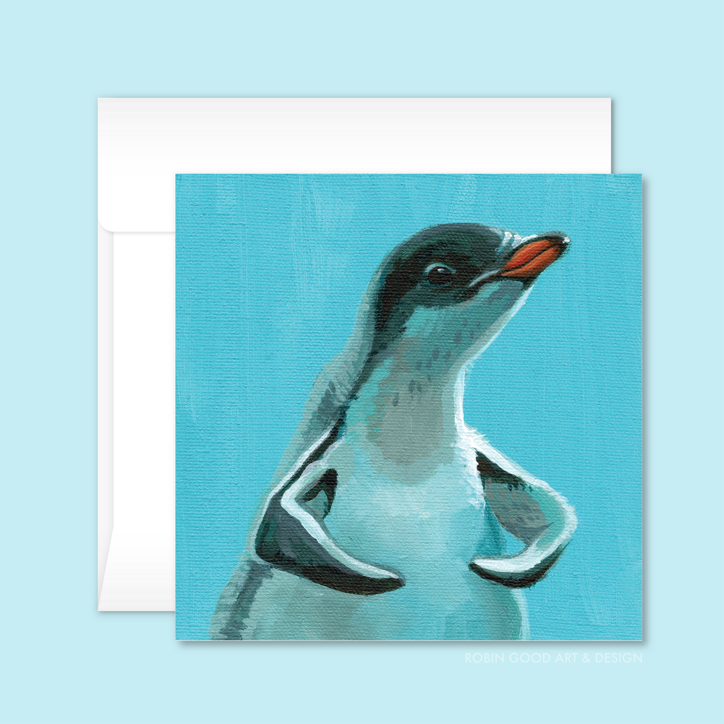 Penguin Warrior Card