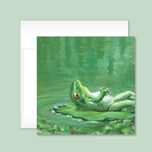 Man I Love Frogs Card