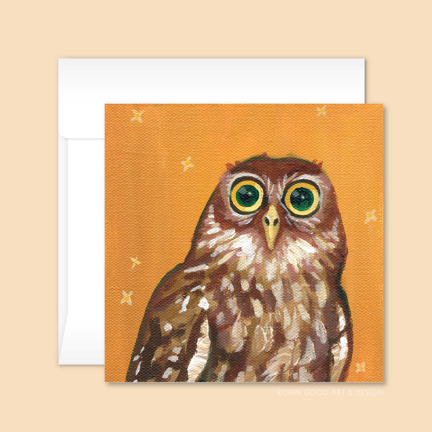 Sparkle Owl Card