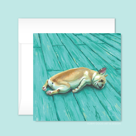Just Tired Card