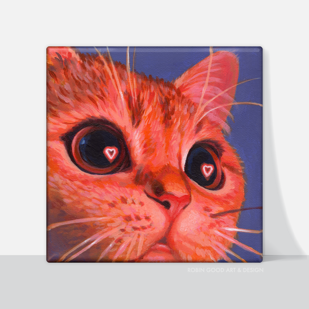 Burning Love Canvas Print