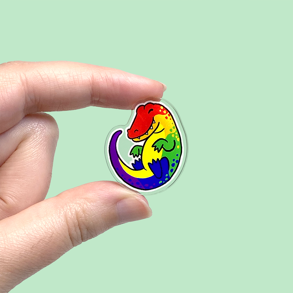 Alli-gay-tor Pin