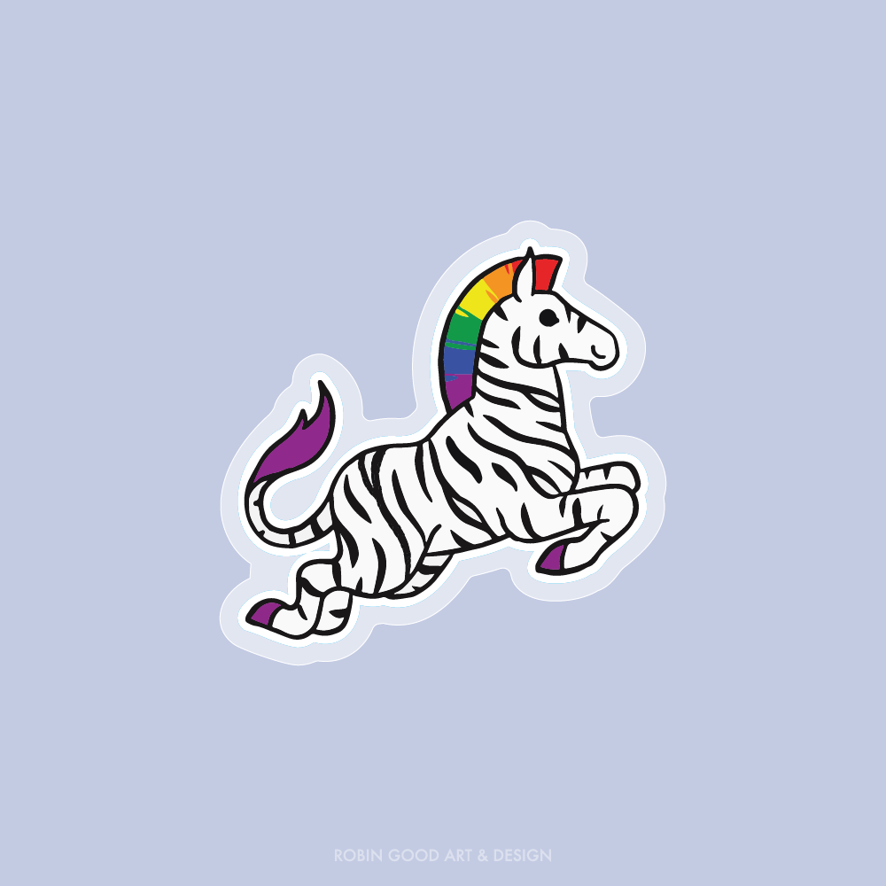 Zebr-ally Pin