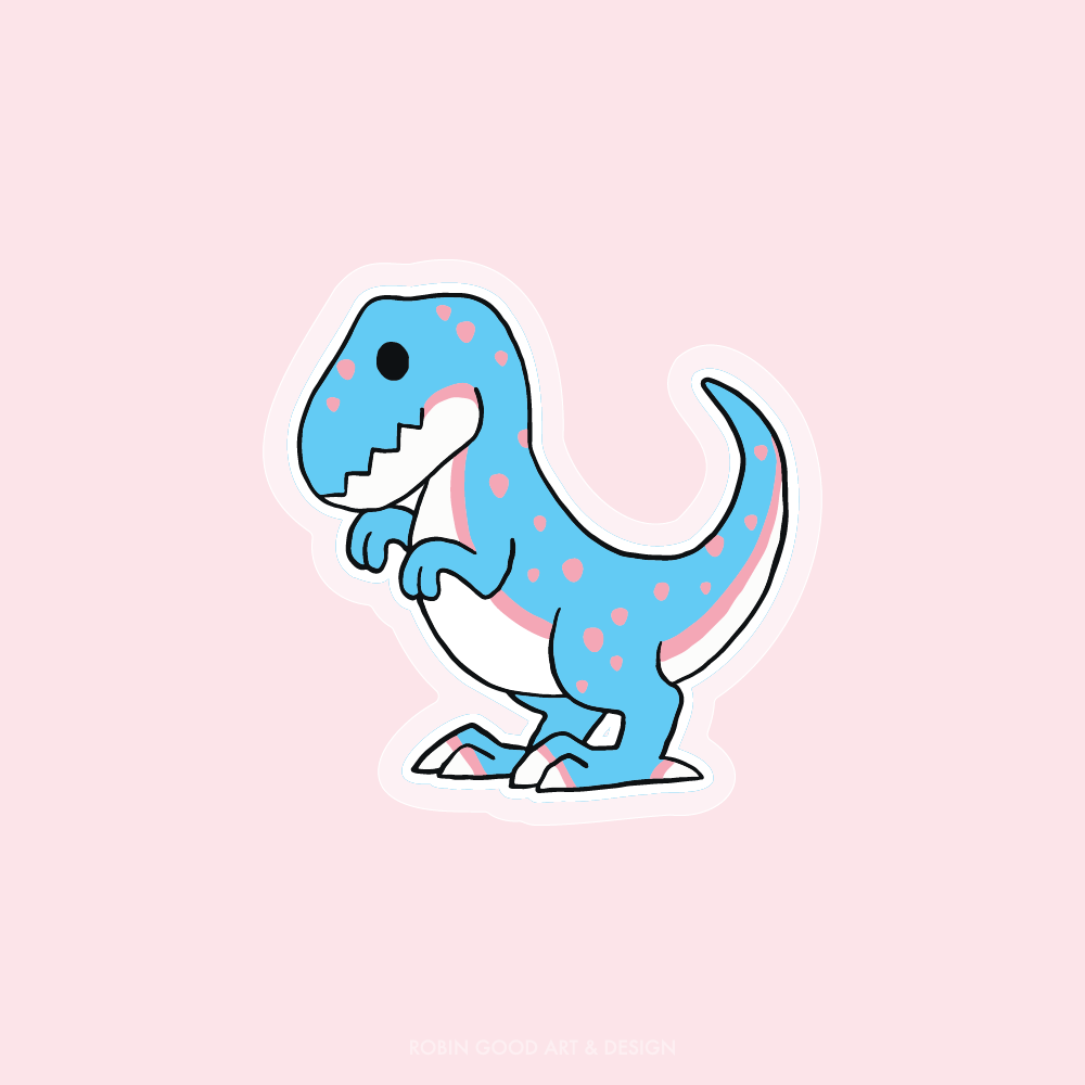 Trans-asaurus Rex Pin
