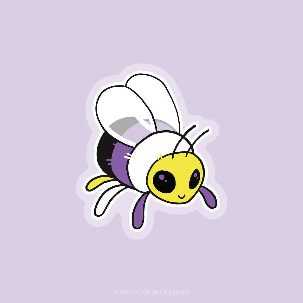 Non-bee-nary Pin