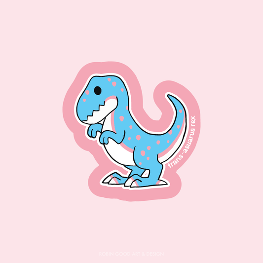 Trans-asaurus Rex Sticker
