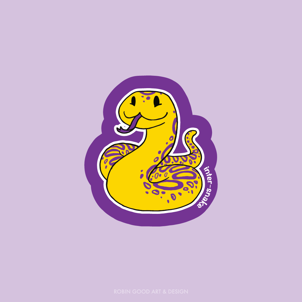 Inter-snake Sticker