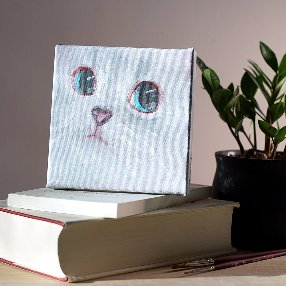 Blurry Cat Painting