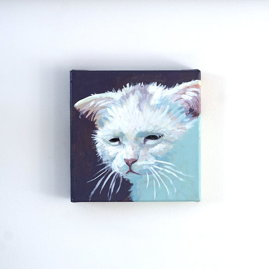 Depressed Cat Painting