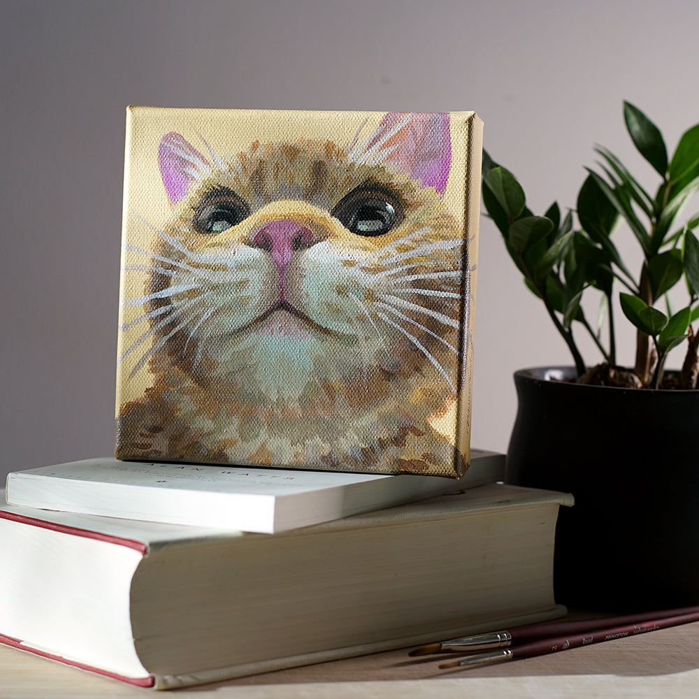 Selfie Cat Painting