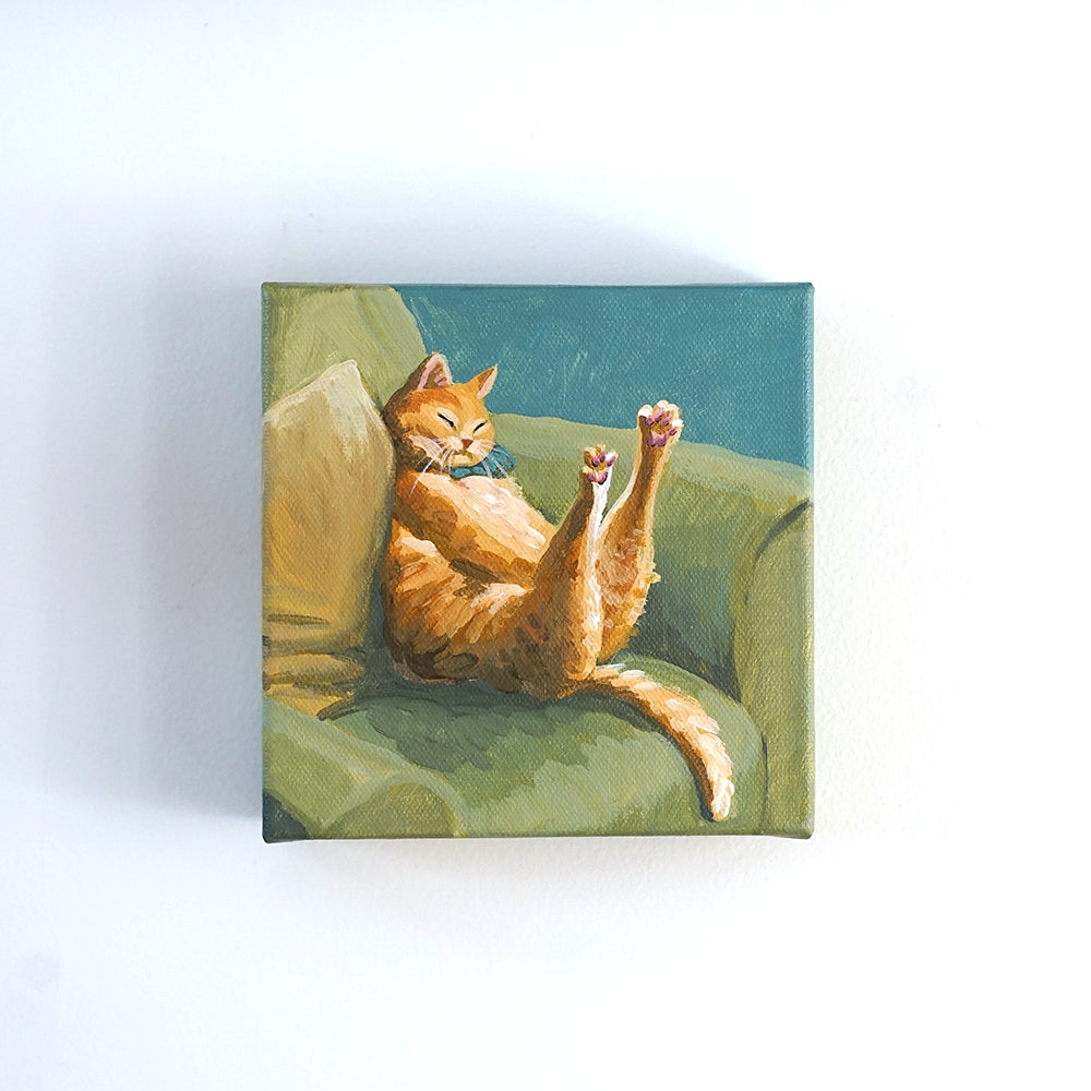Stretchy Cat Painting