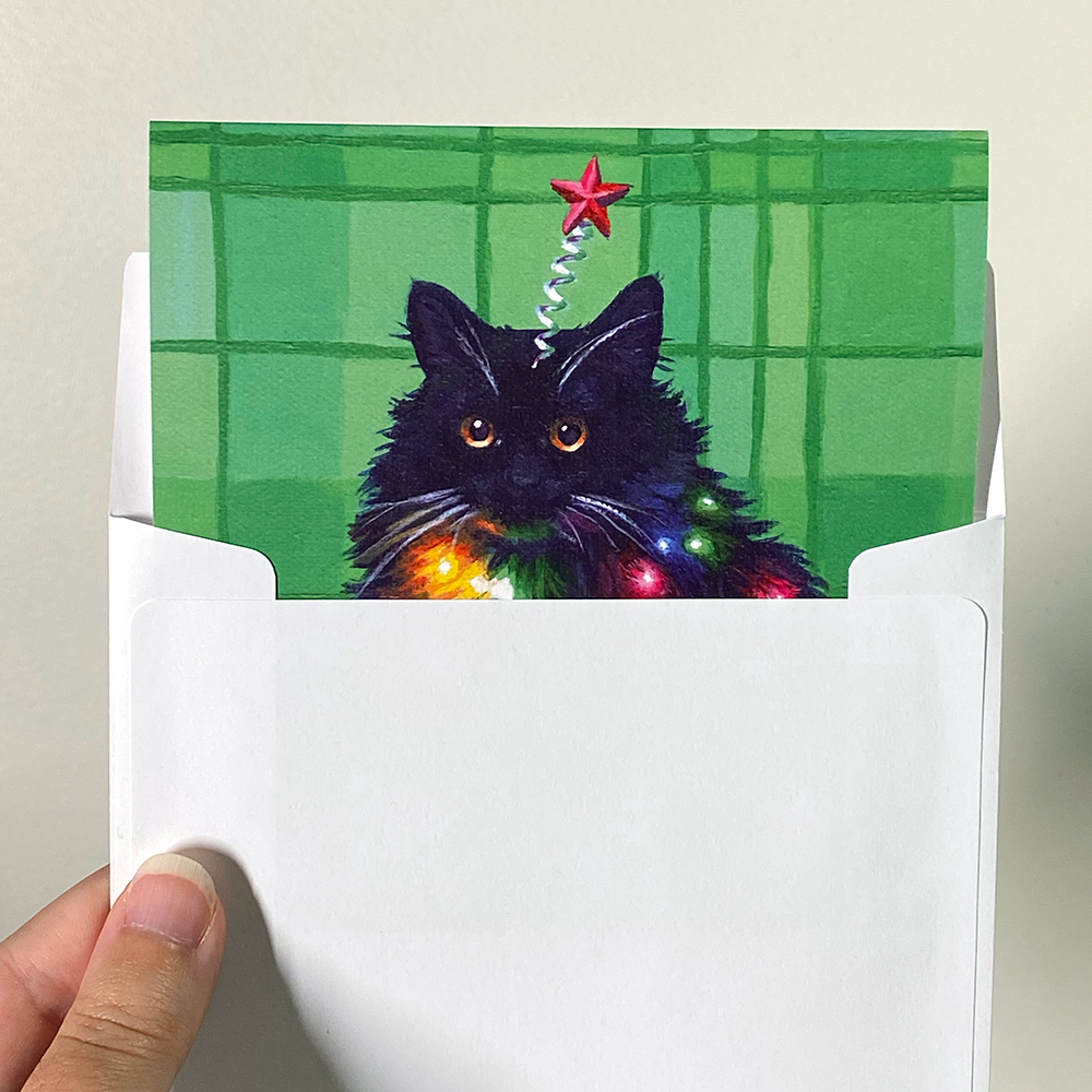 Tree Kitty Card