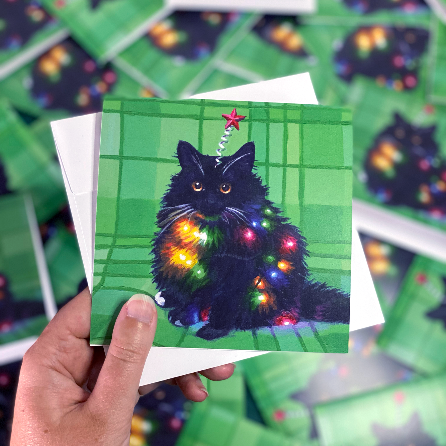 Tree Kitty Card