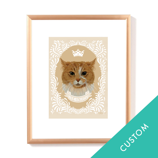 Majesty Digital Pet Portrait